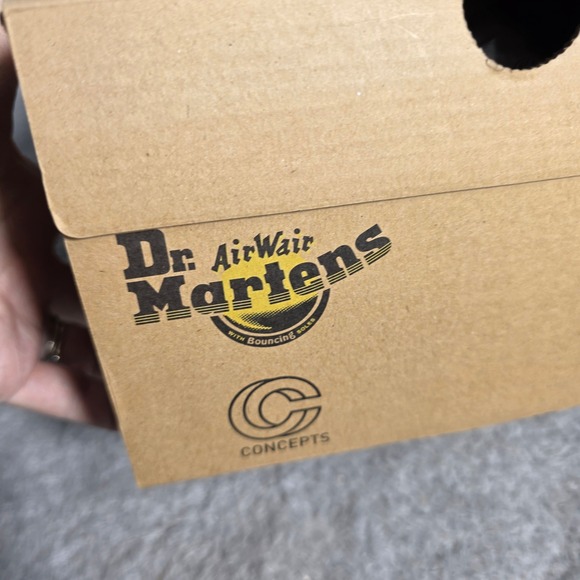 Concepts x Dr. Martens‎ 1461 3-Eye Black Desert Sage Shoes EU 40 M 7.5 W 8.5 NEW